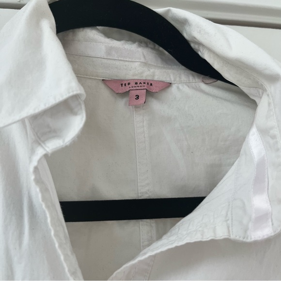 Ted Baker white blouse button up shirt 3 - Picture 3 of 9